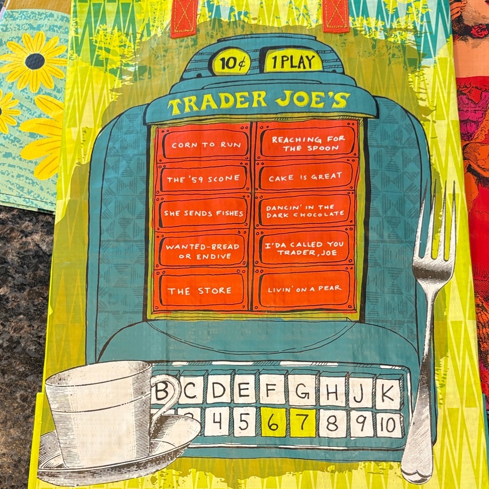 Trader Joe's New Jersey Maryland and Virginia Reusable Grocery Bag bnwt - Picture 6 of 7